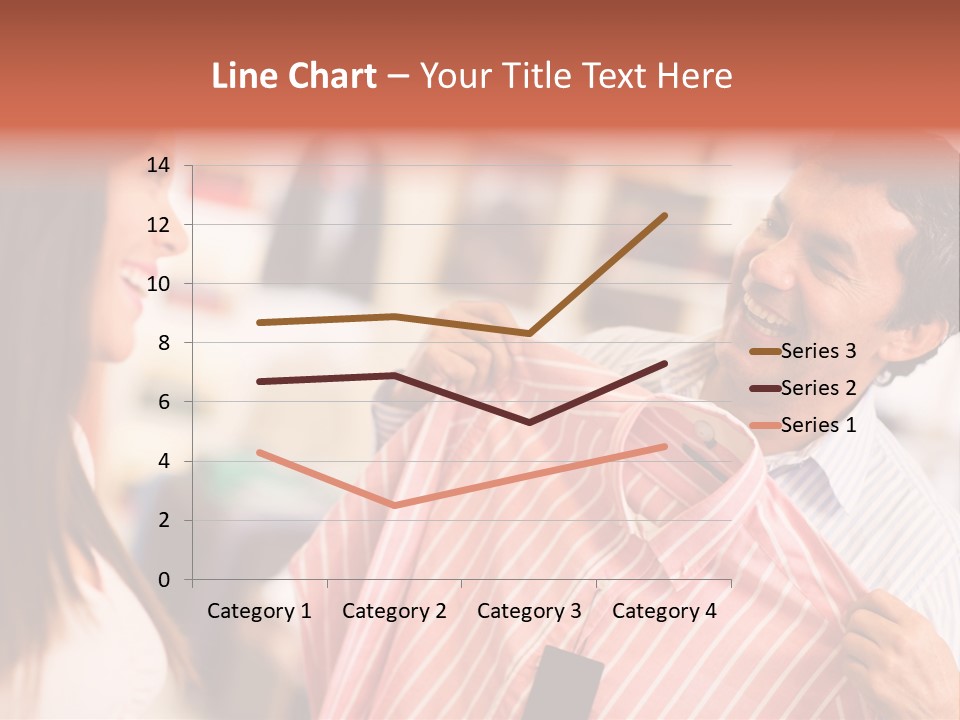 Husband Try Shopper PowerPoint Template