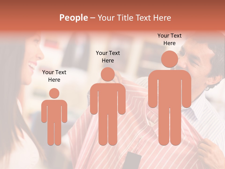 Husband Try Shopper PowerPoint Template