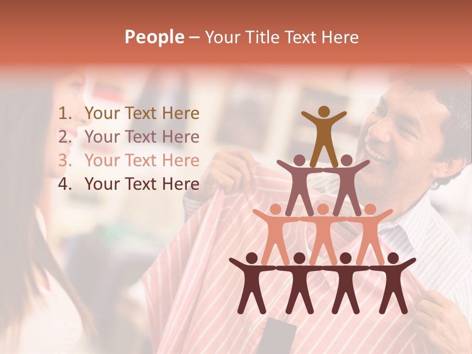 Husband Try Shopper PowerPoint Template