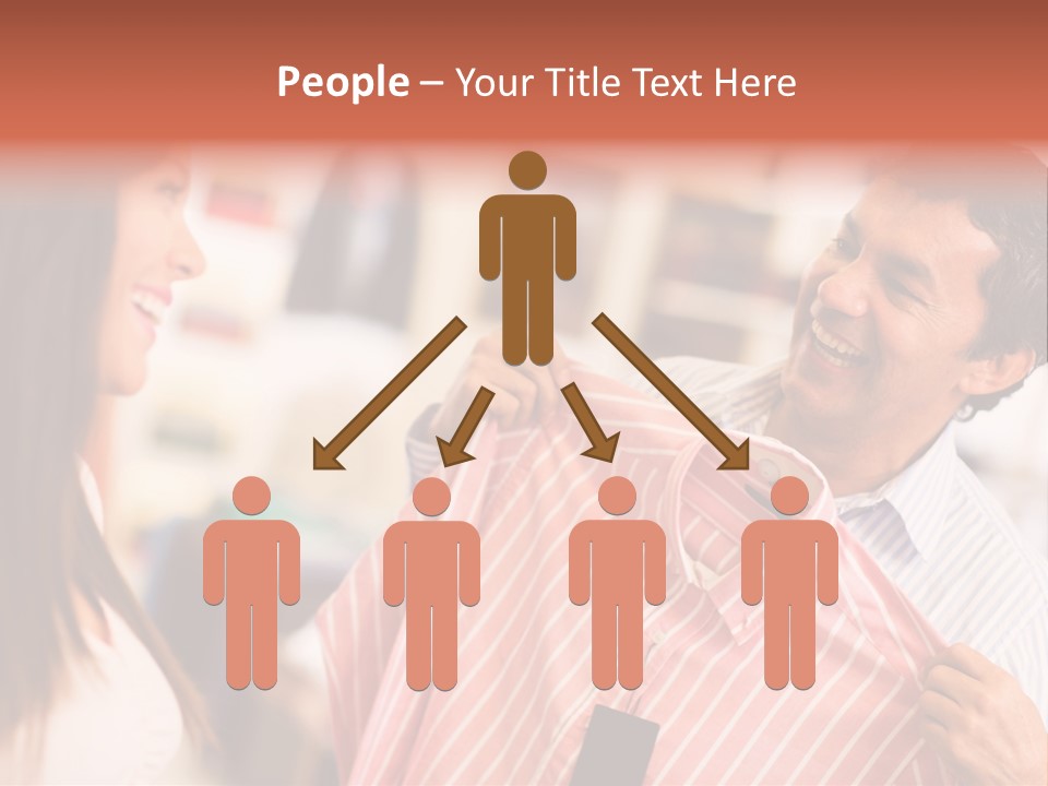 Husband Try Shopper PowerPoint Template