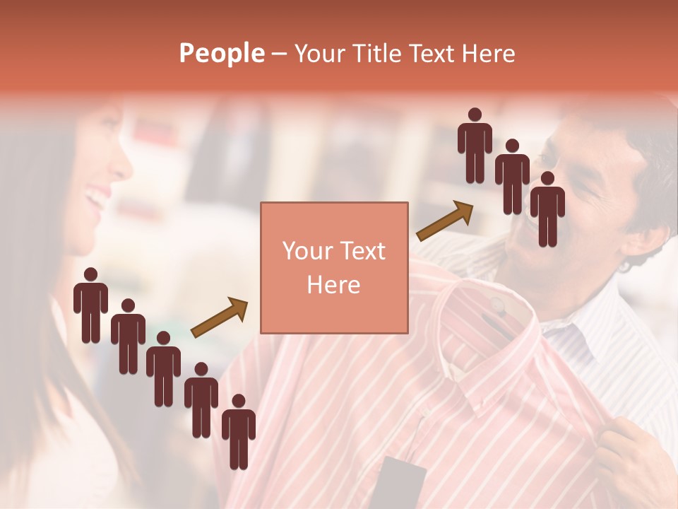 Husband Try Shopper PowerPoint Template