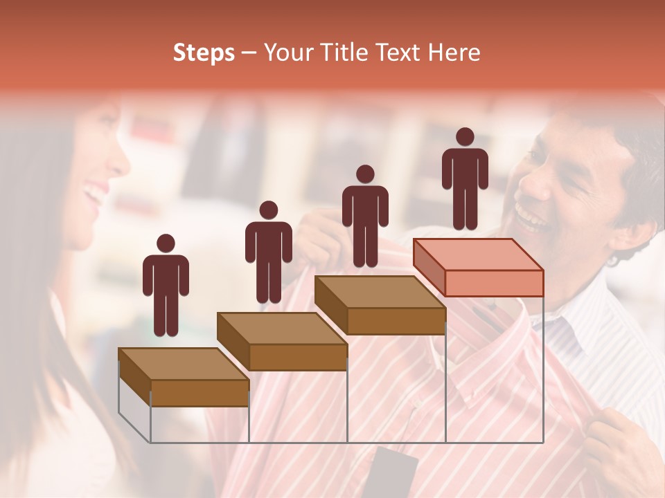 Husband Try Shopper PowerPoint Template