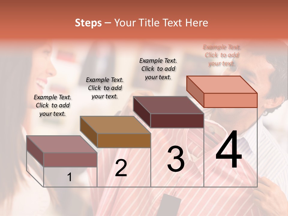 Husband Try Shopper PowerPoint Template