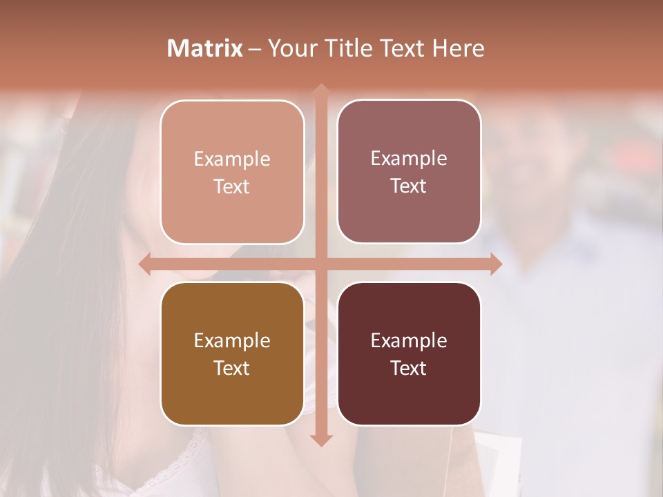 Excitement Mall Smiling PowerPoint Template