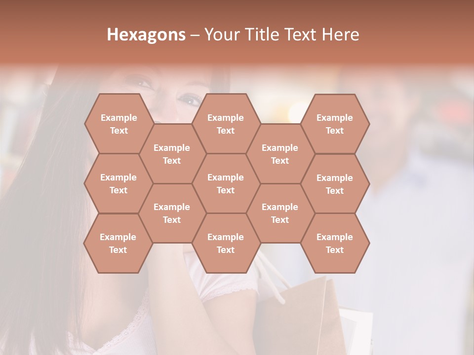 Excitement Mall Smiling PowerPoint Template