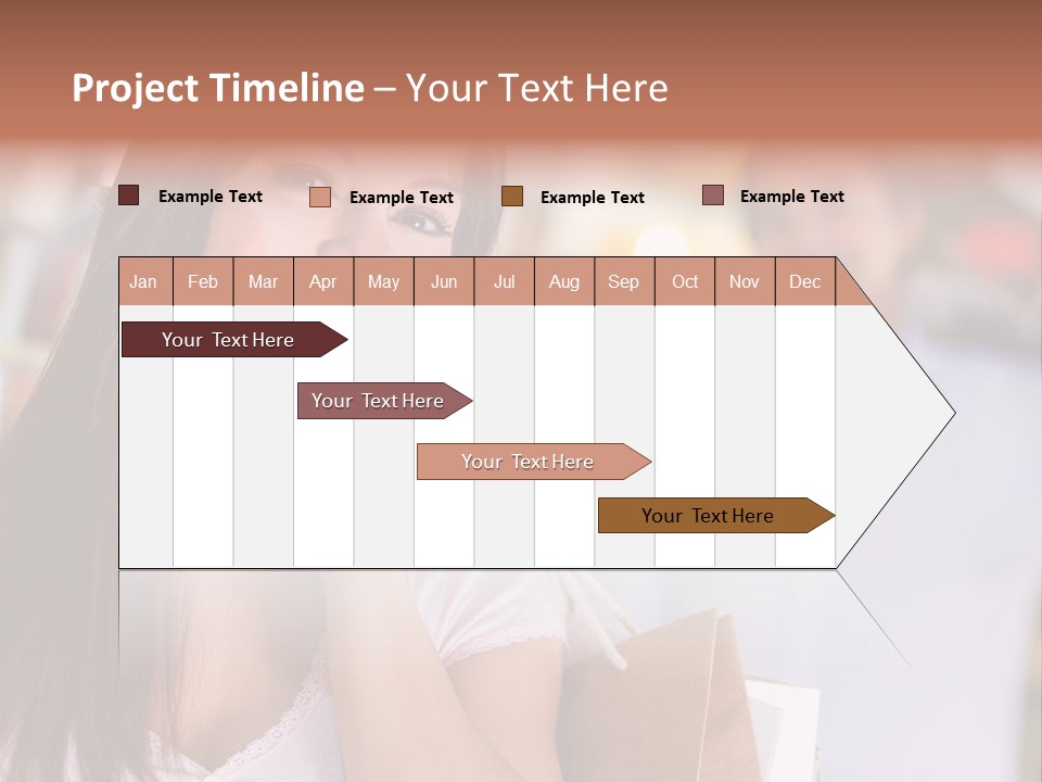 Excitement Mall Smiling PowerPoint Template