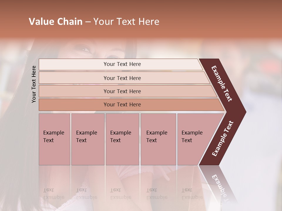 Excitement Mall Smiling PowerPoint Template