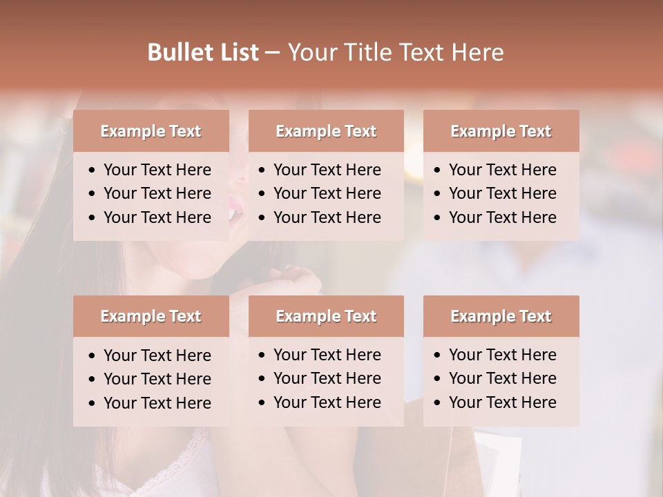 Excitement Mall Smiling PowerPoint Template