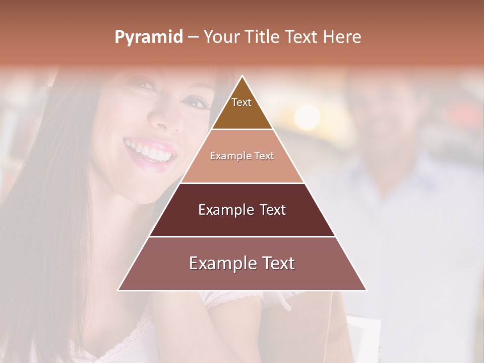 Excitement Mall Smiling PowerPoint Template