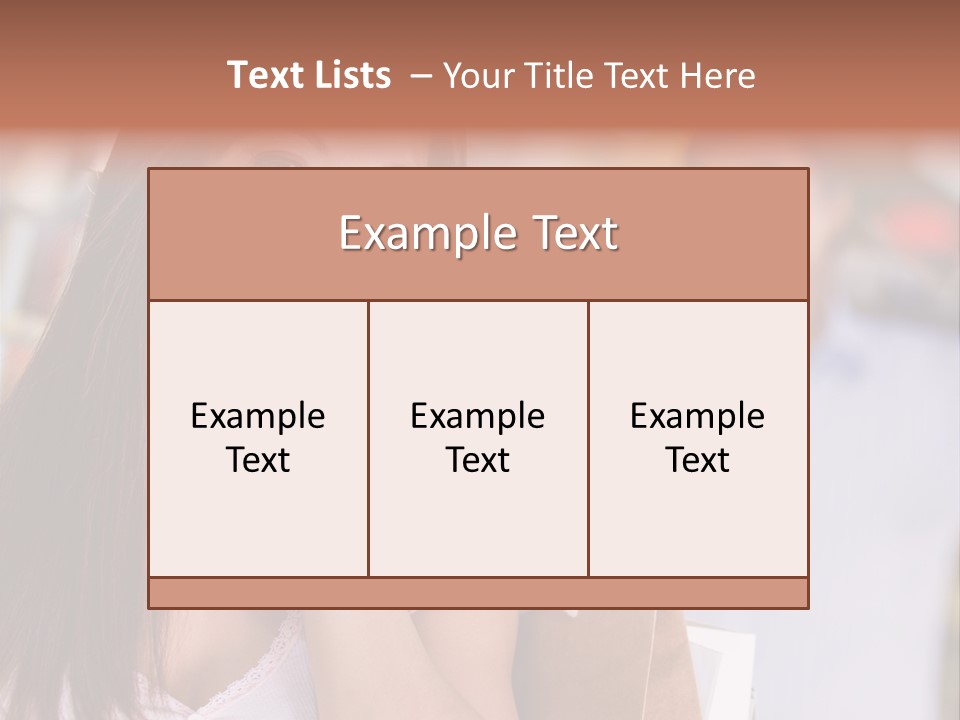 Excitement Mall Smiling PowerPoint Template