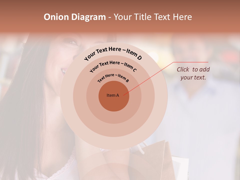 Excitement Mall Smiling PowerPoint Template