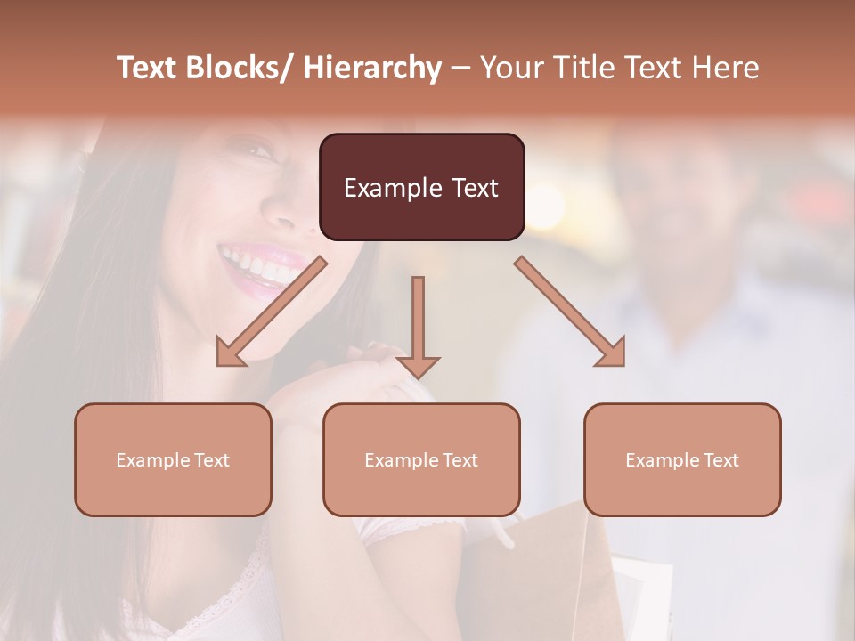 Excitement Mall Smiling PowerPoint Template