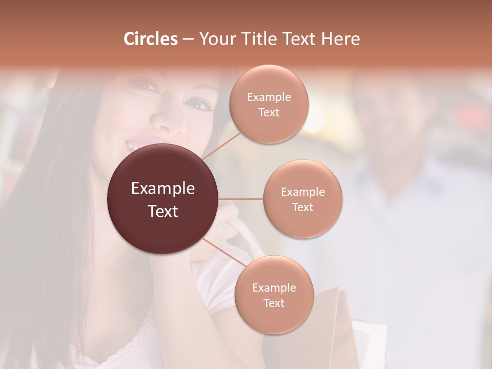 Excitement Mall Smiling PowerPoint Template