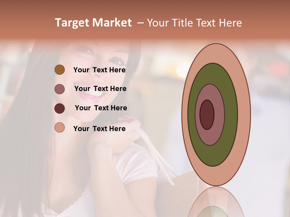 Excitement Mall Smiling PowerPoint Template