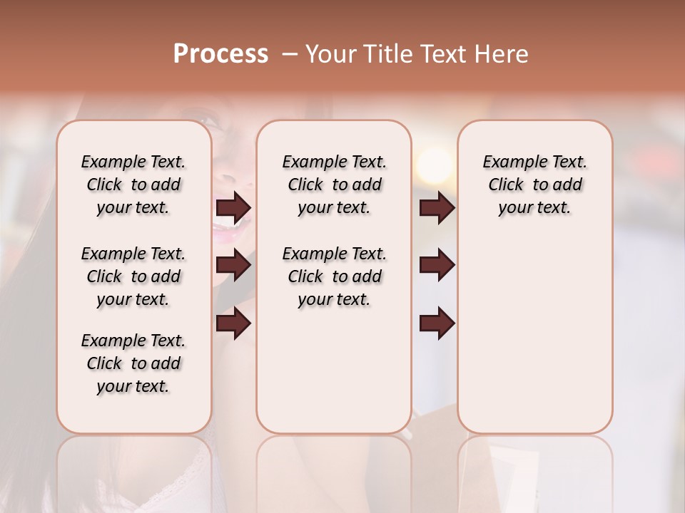Excitement Mall Smiling PowerPoint Template