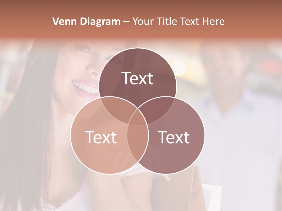 Excitement Mall Smiling PowerPoint Template