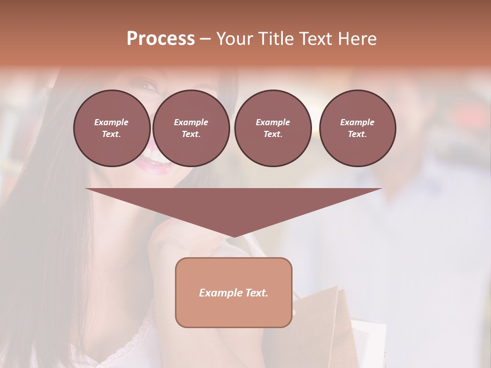 Excitement Mall Smiling PowerPoint Template