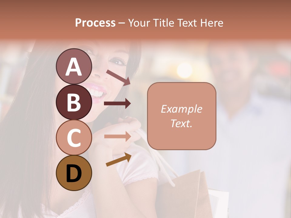 Excitement Mall Smiling PowerPoint Template