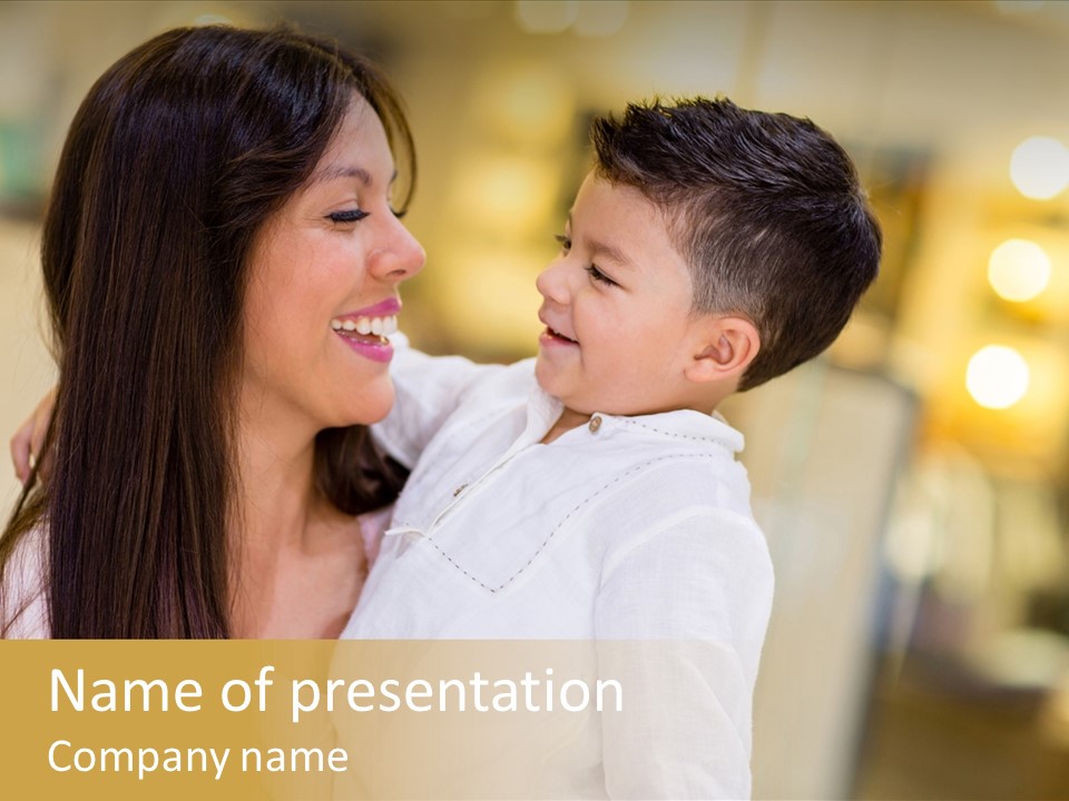 Parent Smile Parenting PowerPoint Template