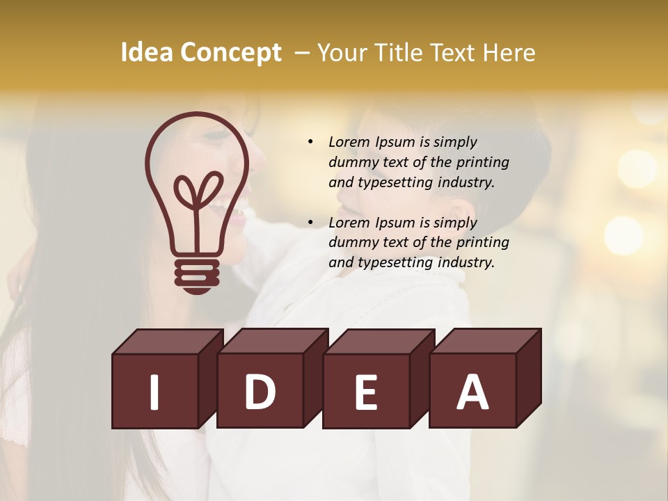 Parent Smile Parenting PowerPoint Template