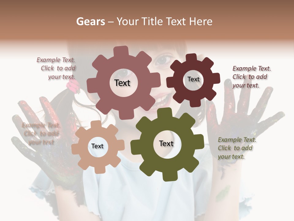 Person Drawing Artistic PowerPoint Template