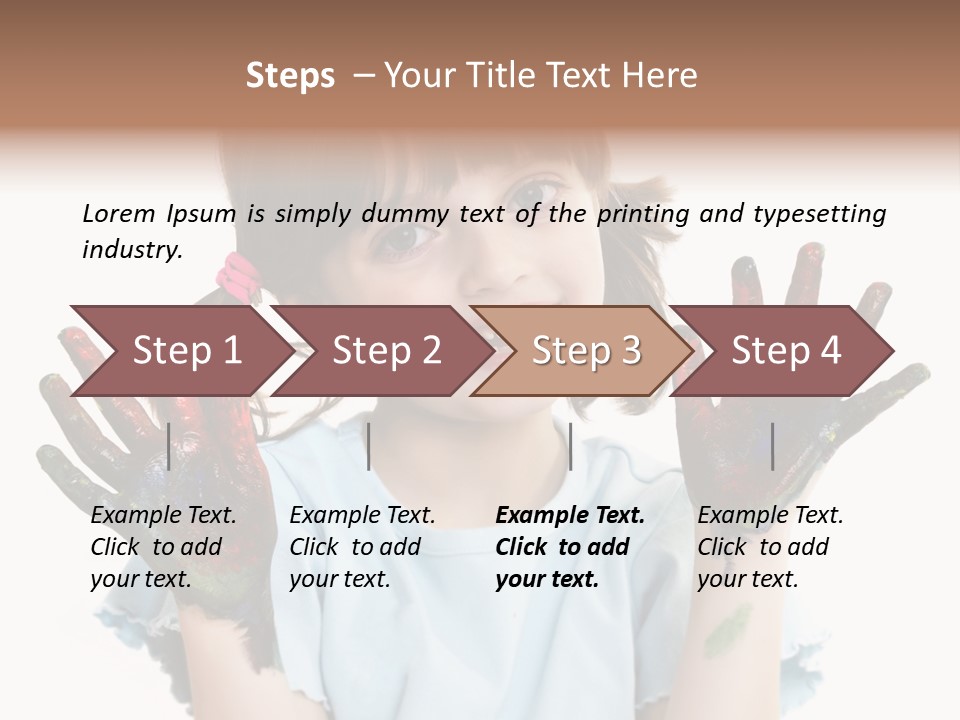 Person Drawing Artistic PowerPoint Template