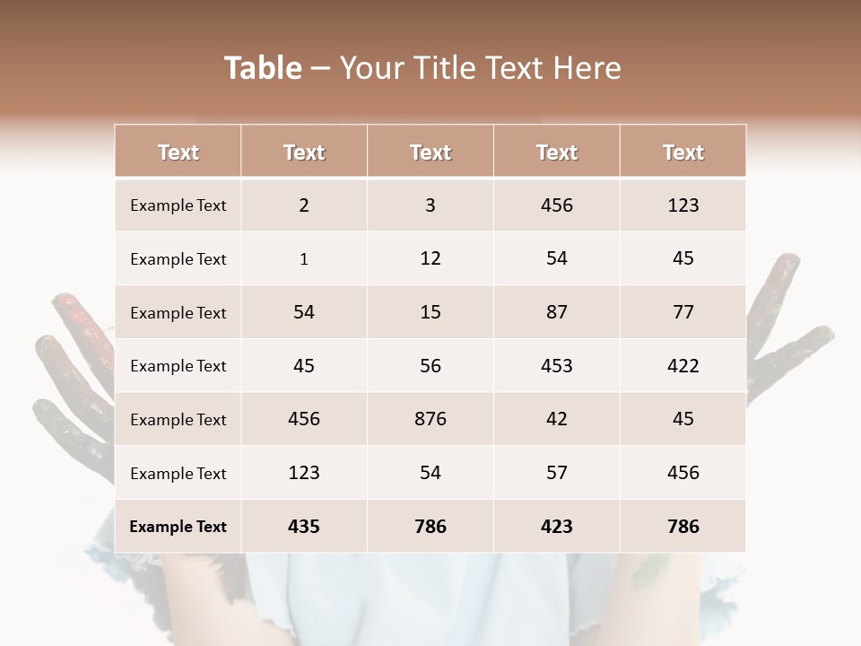 Person Drawing Artistic PowerPoint Template