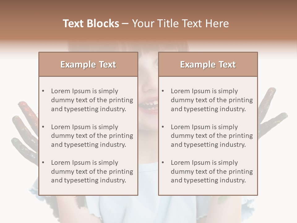 Person Drawing Artistic PowerPoint Template