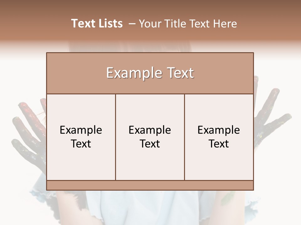 Person Drawing Artistic PowerPoint Template