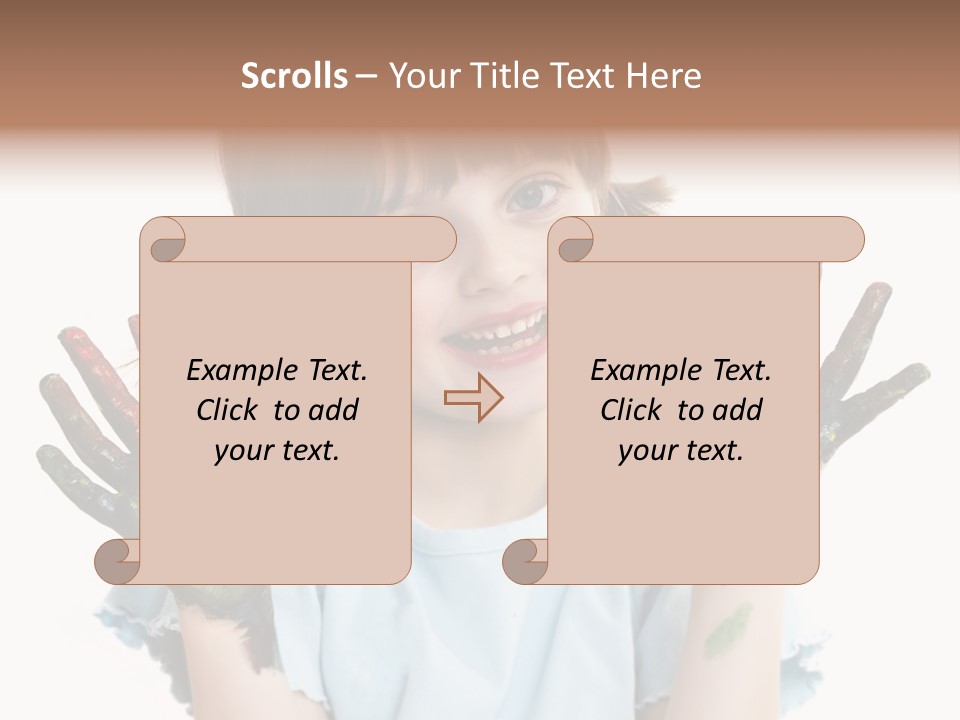 Person Drawing Artistic PowerPoint Template