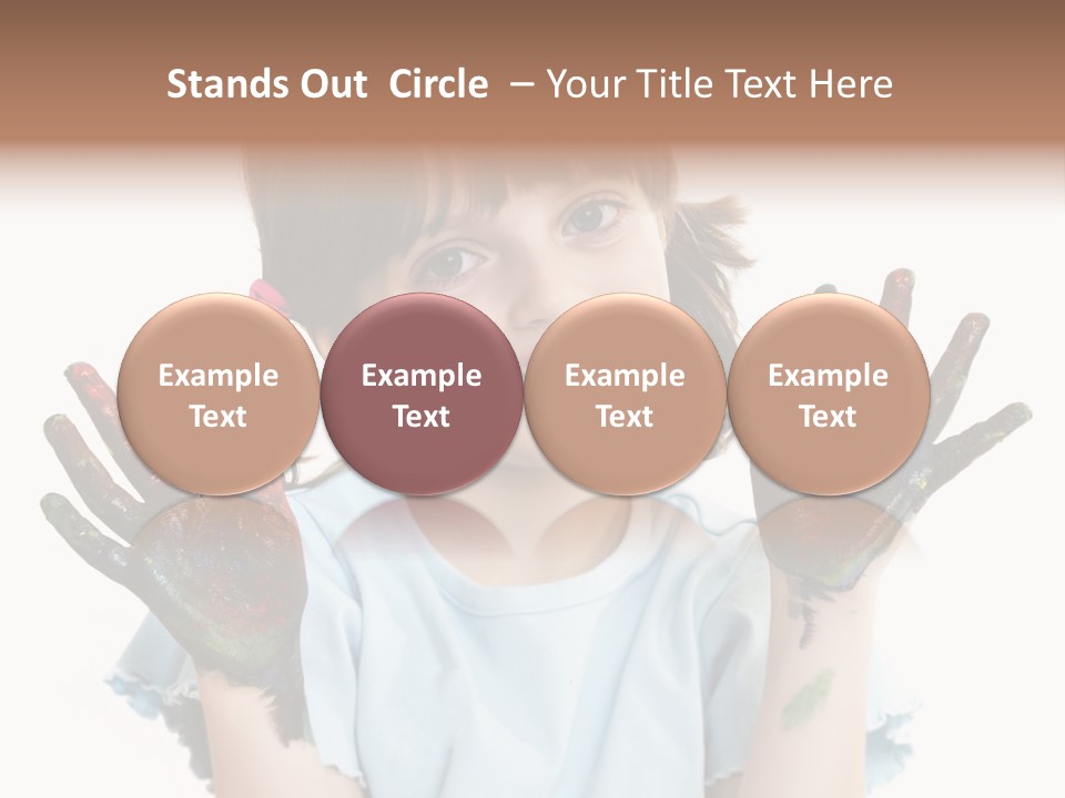 Person Drawing Artistic PowerPoint Template