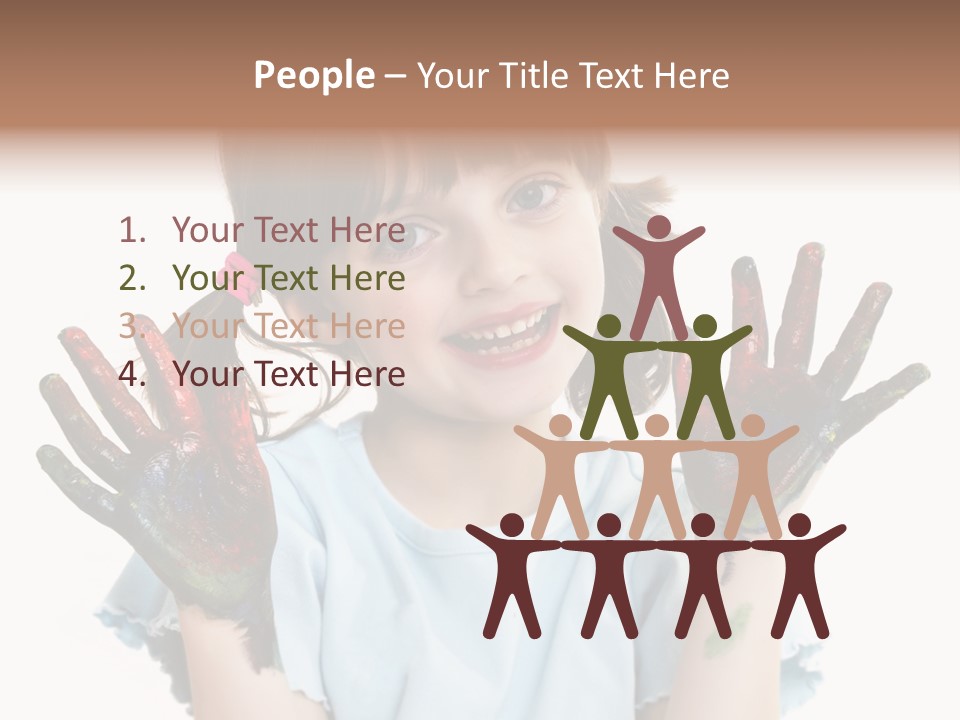 Person Drawing Artistic PowerPoint Template