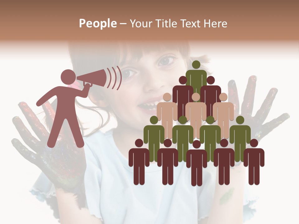 Person Drawing Artistic PowerPoint Template