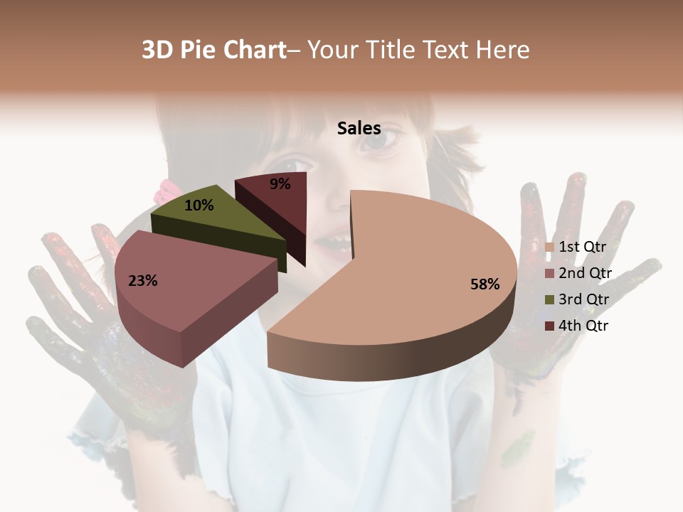 Person Drawing Artistic PowerPoint Template