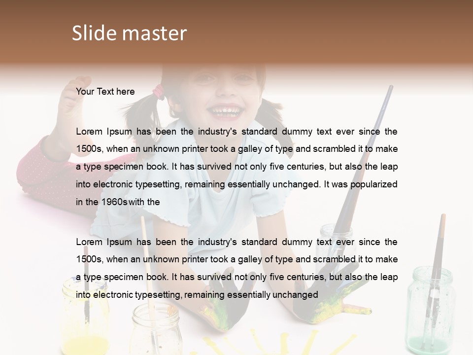 Picture Artist Play PowerPoint Template