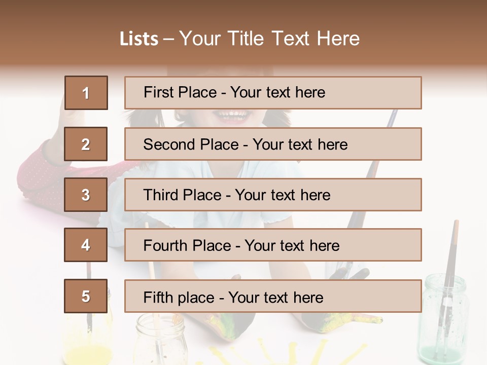 Picture Artist Play PowerPoint Template