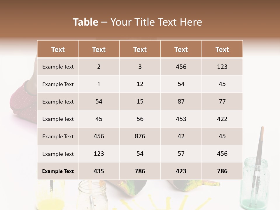 Picture Artist Play PowerPoint Template
