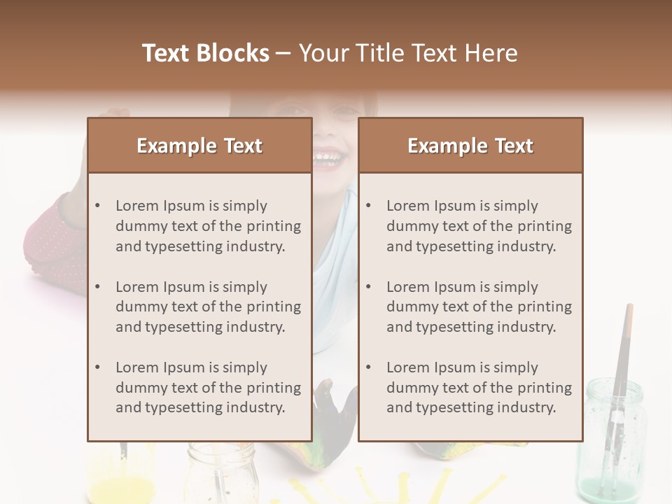Picture Artist Play PowerPoint Template