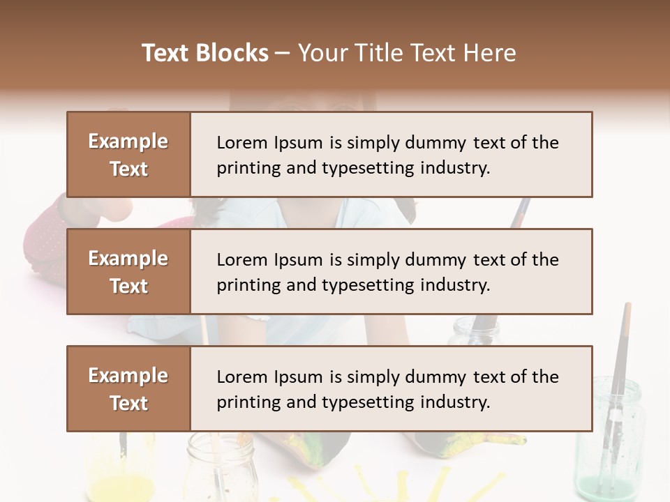 Picture Artist Play PowerPoint Template