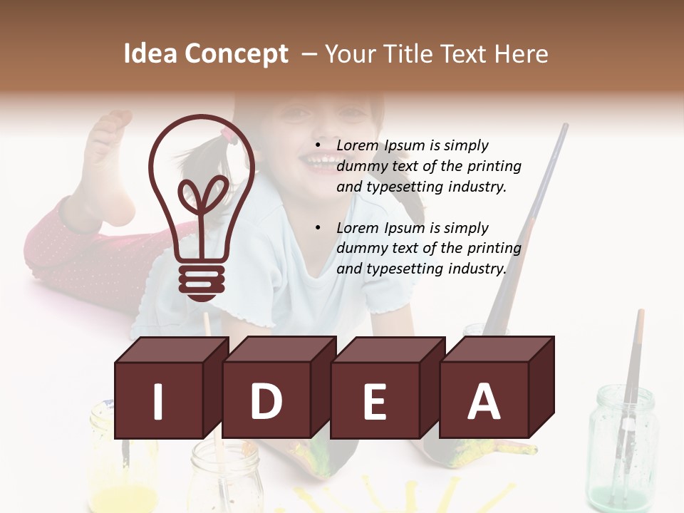 Picture Artist Play PowerPoint Template