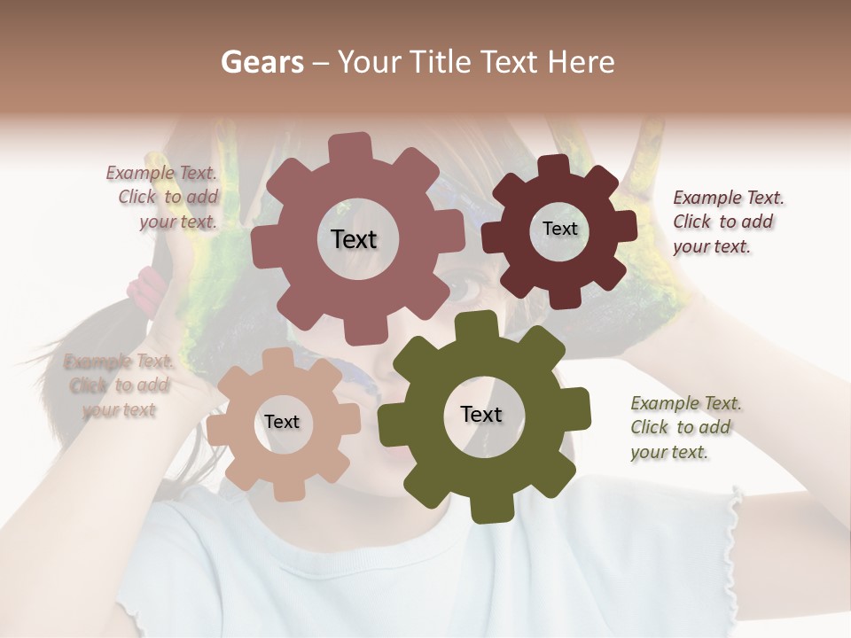 Picture Playful Painting PowerPoint Template