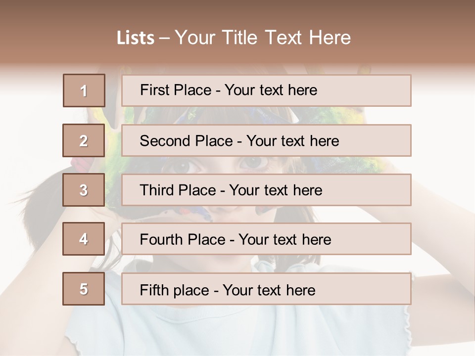 Picture Playful Painting PowerPoint Template