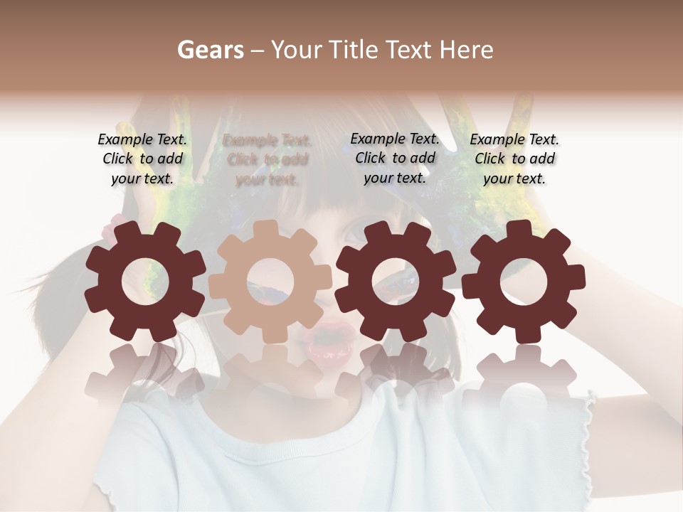 Picture Playful Painting PowerPoint Template