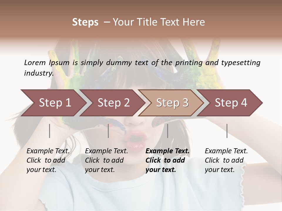 Picture Playful Painting PowerPoint Template