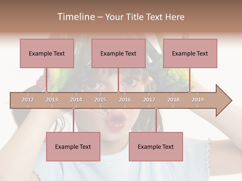 Picture Playful Painting PowerPoint Template