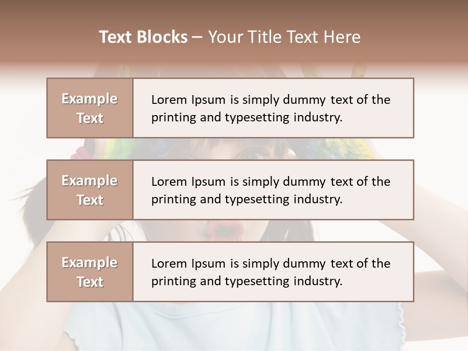 Picture Playful Painting PowerPoint Template