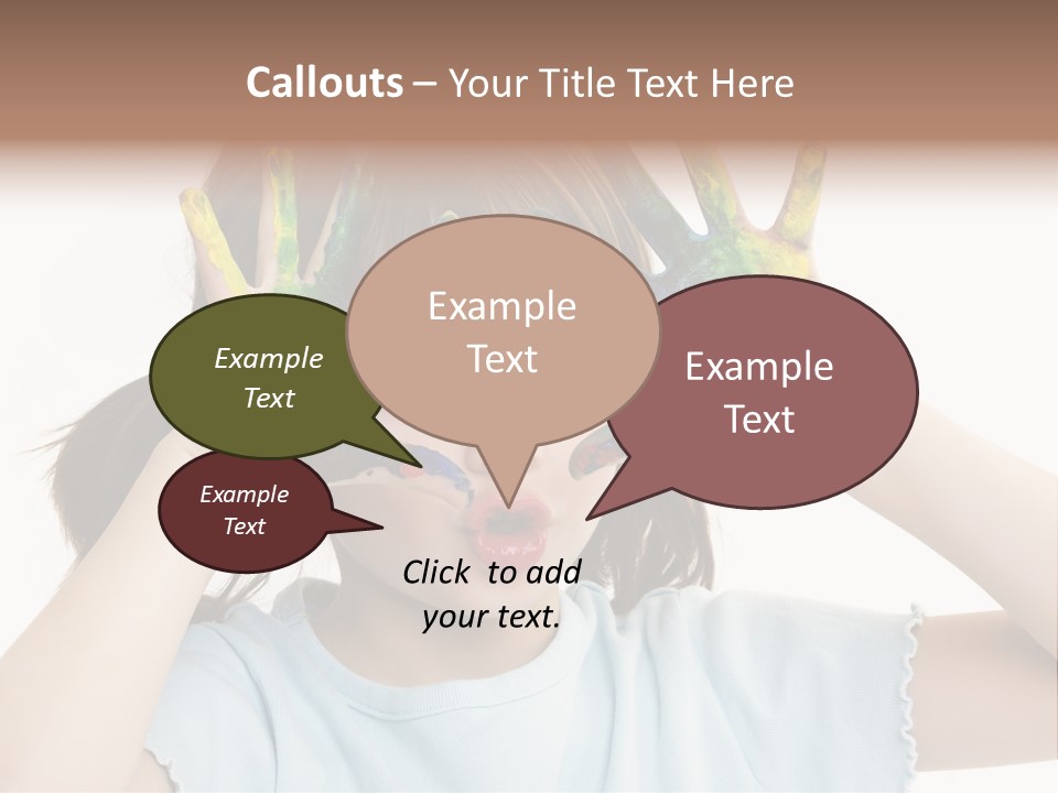 Picture Playful Painting PowerPoint Template