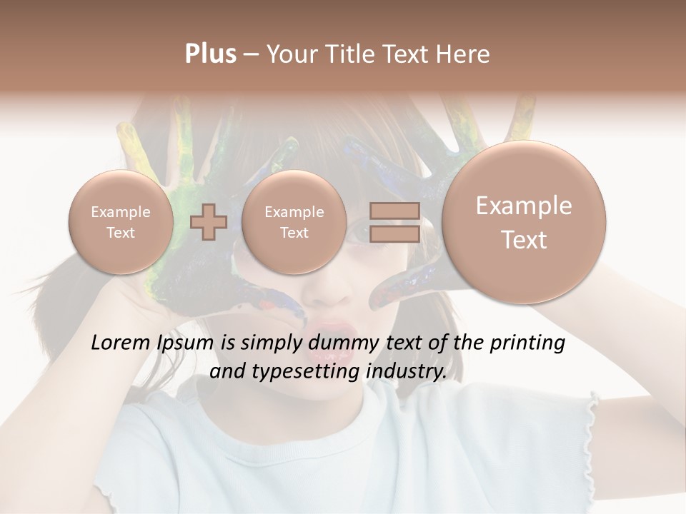 Picture Playful Painting PowerPoint Template