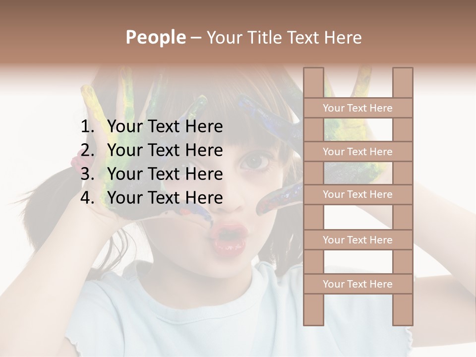 Picture Playful Painting PowerPoint Template