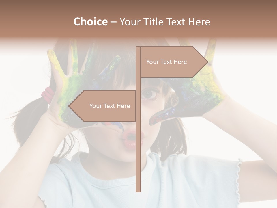 Picture Playful Painting PowerPoint Template